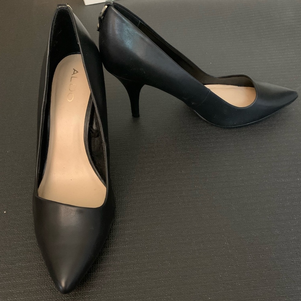 Aldo Black Classic Heels
